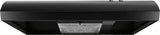Whirlpool UXT4030ADB black range hood angle view
