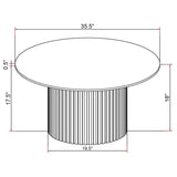 Rowena - Round Sintered Stone Table