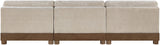 Turin - Chenille Fabric Upholstered Modular Sectional - Taupe