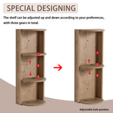 Bathroom Wall Mounted Storage Rack With Float Mounting Design