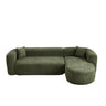 L - Shape Boneless Cloud Couch With 2 Throw Pillows For Living Room