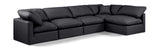 Indulge - Faux Leather 5 Piece Modular Sectional