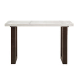 Edwyn - Natural Marble Top End Table