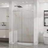 Frameless Tub Sliding Shower Door With Easy Clean Coating