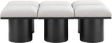 Pavilion - 6 Piece Modular Bench With Black Base