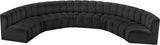 Arc - Faux Leather 8 Piece U-Shaped Modular Sofa