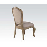 Chelmsford - Side Chair Set of 2) - Beige Fabric & Antique Taupe