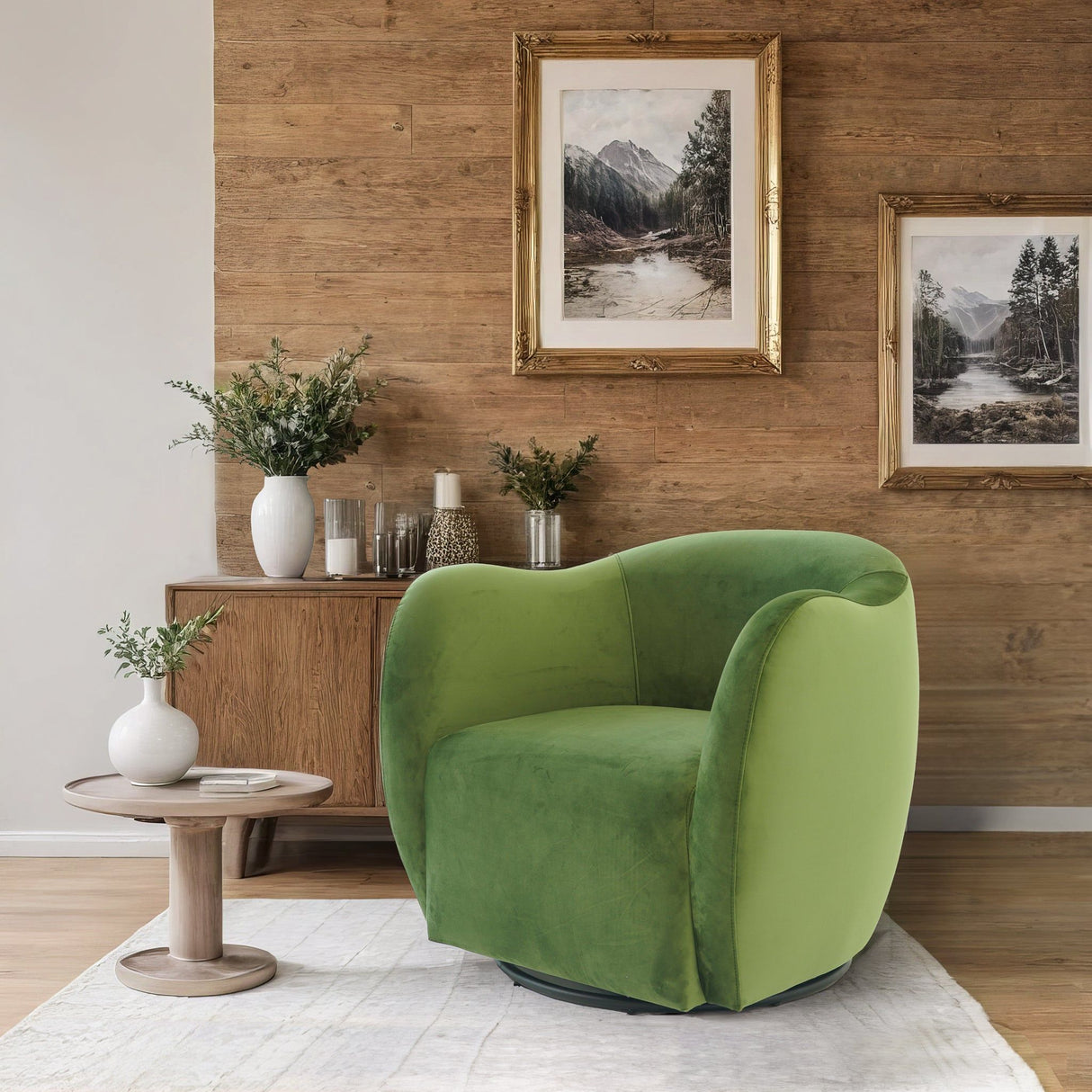 Renee - Swivel Chair - Green