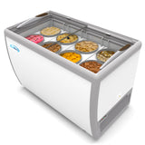 50 in. 8 Tub Ice Cream Dipping Cabinet Display Freezer with Sliding Glass Door, 13 cu. ft. KM-ICD-49SD.