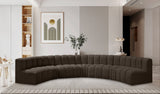 Arc - Boucle Fabric 7 Piece U-Shaped Modular Sofa