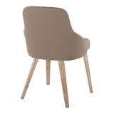 York - Upholstered Chair (Set of 2) - Whitewashed Wood Legs