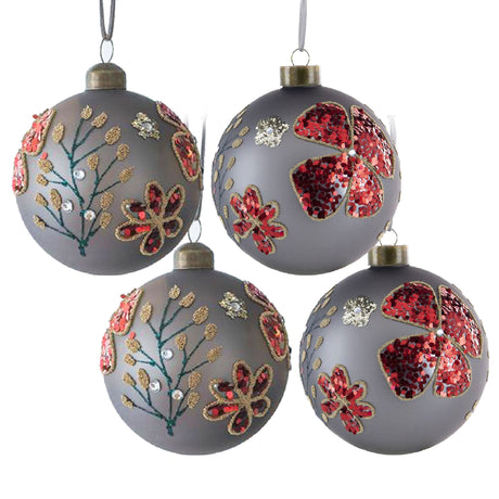 Glass Decorative Hanging Ball Christmas Tree Ornaments For Holiday Party Decorations