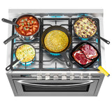 36 in. Professional Dual Fuel Range in Stainless Steel with Legs, 4.3 cu. ft. KM-FR36DF-SS