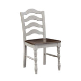 Bettina - 5 Piece Dining Set - Gray & Weathered Oak
