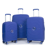 Expandable Hardshell Suitcase Double Spinner Wheels Luggage Sets