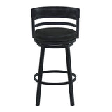 Titana - Swivel Barstool - Black Finish