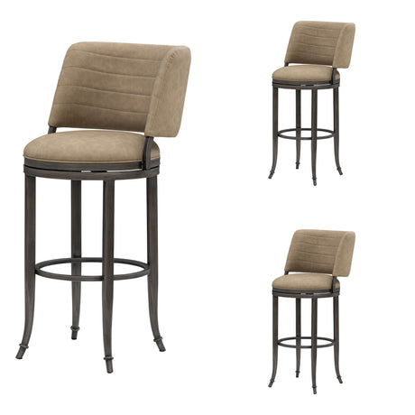 Torres - Upholstered Swivel Barstool