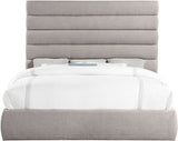 Adam - Linen Fabric Bed With 70.5" Headboard