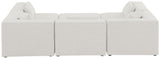 Cube - Linen 6 Piece Modular Sectional
