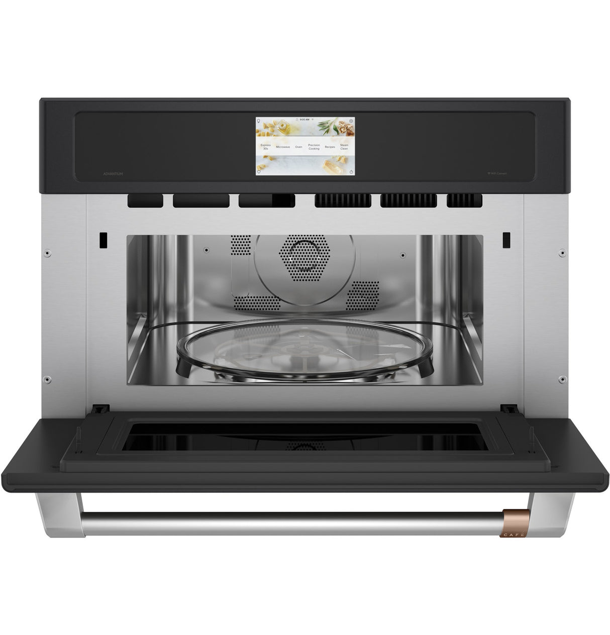 Café 30 in. Single Wall Oven with Advantium Speedcook Technology, Matte Black - CSB913P3VD1