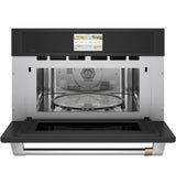 Café 30 in. Single Wall Oven with Advantium Speedcook Technology, Matte Black - CSB913P3VD1