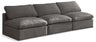 Plush - Modular Armless 3 Seat Sofa