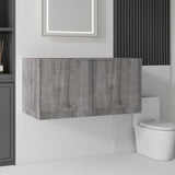 Floating Bathroom Vanity Cabinet With Soft Close Double Doors, Spacious Interior Storage, Wall Mounted, Cabinet Only