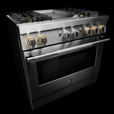 JennAir JDRP536HL installed in kitchen, angled lifestyle view