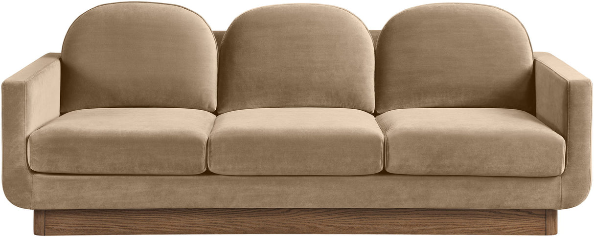 Diviento - Velvet Performance Fabric Upholstered Sofa