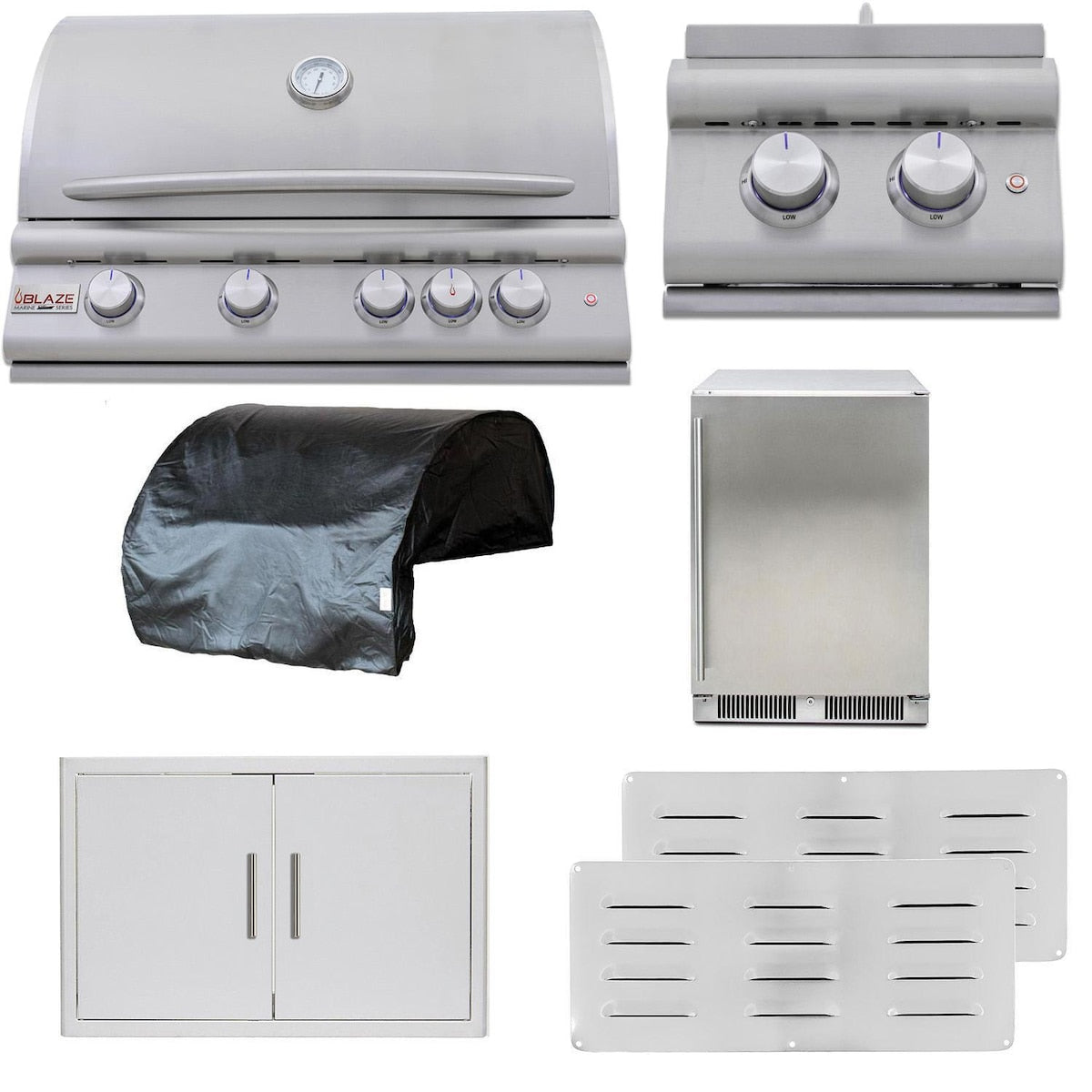 Blaze LTE+ Marine Grade 7-Piece 32-Inch Propane Outdoor Kitchen Package