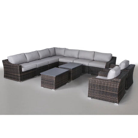 Stylish Sofa Seating Group With Cushions Perfect For Outdoor Gatherings
