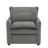 Modern Single Seat Accent Chair With Side Storage Pockets
