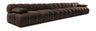 Orin - Velvet 5 Piece Modular Armless Sofa