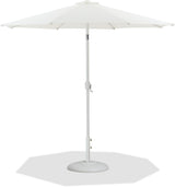 Fiji - Aluminum Patio Umbrella With Round White Base