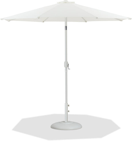 Fiji - Aluminum Patio Umbrella With Round White Base