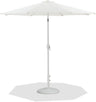 Fiji - Aluminum Patio Umbrella With Round White Base