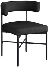 Rivage - Durable Dining Chair With Black Frame (Set of 2)