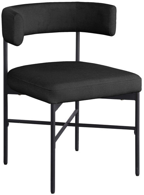 Rivage - Durable Dining Chair With Black Frame (Set of 2)