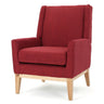 Modern Accent Chair With Padded Cushion Seat