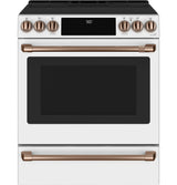 Caf(eback)(TM) 30" Smart Slide-In, Front-Control, Induction and Convection Range with Warming Drawer - (CHS900P4MW2)