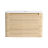 Wall Mounted Bathroom Vanity With Soft Close Door, Excluding Sink