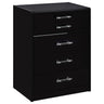 Ayuba - 3 Drawer Makeup Vanity Table With Mirror And Stool