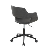 Margarite - Task Chair - Black Metal