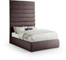 Adam - Linen Fabric Bed With 89" Headboard