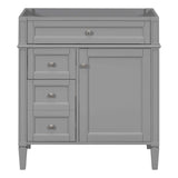 Bathroom Vanity With 2 Drawers And Tip-Out Drawer, Storage Cabinet