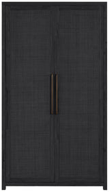 Vana - Solid Wood, Oak Veneer And Stainless Steel Storage Cabinet