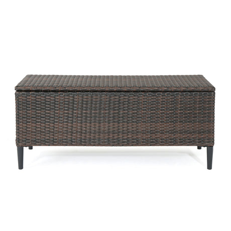 Rupert - Storage Unit Resin Wicker Outdoor