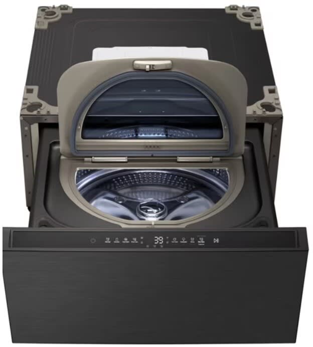LG SIGNATURE WD405CB SideKick pedestal washer front