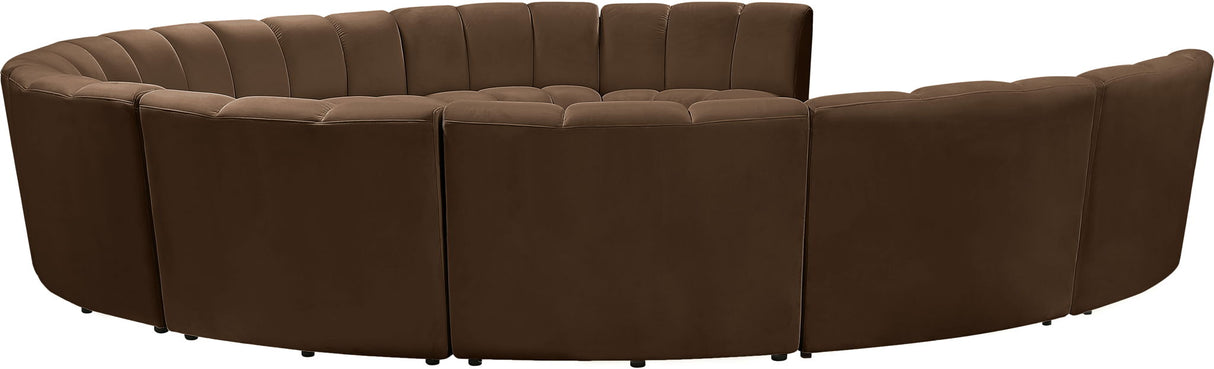 Infinity - 10 Piece Velvet Modular Sectional