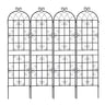 Metal Garden Rustproof Trellis For Climbing Plants Outdoor Flower Support